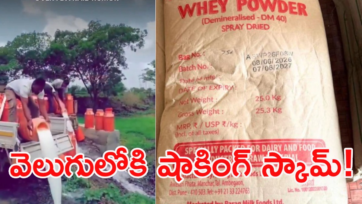 నిర్మా డిటర్జెంట్ పౌడర్ , పామాయిల్ తో పాలు