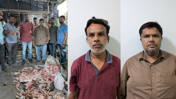 Mutton Adulteration Racket Busted In Hyderabad 50 KG Beef Seized From Habibnagar Shop Owner Arrested Mutton Adulteration Racket Busted In Hyderabad 50 KG Beef Seized From Habibnagar Shop Owner Arrested