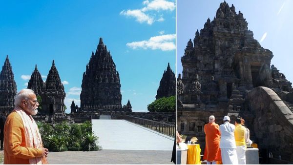 PM Modi and President Subianto visit Prambanan Temple PM Modi and President Subianto visit Prambanan Temple