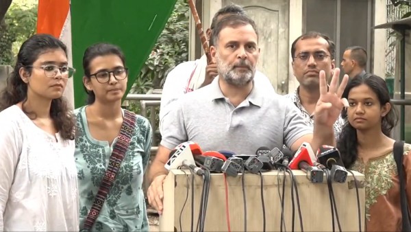 Rahul Gandhi says Students 3 Demands Are Non Negotiable Dharmendra Pradhan Removal Must Happen