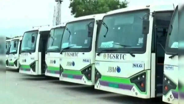 RTC Takes Sensational Decision Electric Buses Suspended in Telangana Electric buses Telangana