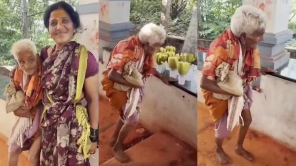 116-Year-Old Woman Treks Tirumala on Foot TTD Chairman BR Naidu Promises Special Darshan to Devotee