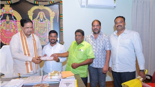TTD Creates History With Record Rs 96 98 Crore Donations From 2460 Devotees in Just 24 Hours TTD Creates History With Record Rs 96 98 Crore Donations From 2460 Devotees in Just 24 Hours