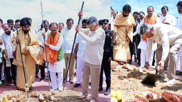 CM Chandrababu And Deputy CM Pawan Kalyan Launch National VB-G RAM G Scheme In Railway Koduru Today CM Chandrababu And Deputy CM Pawan Kalyan Launch National VB-G RAM G Scheme In Railway Koduru Today