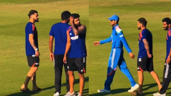 Virat Kohli Wins Hearts after Winning Against England Steps Back to let Captain Gill lead Team India Virat Kohli Wins Hearts after Winning Against England Steps Back to let Captain Gill lead Team India