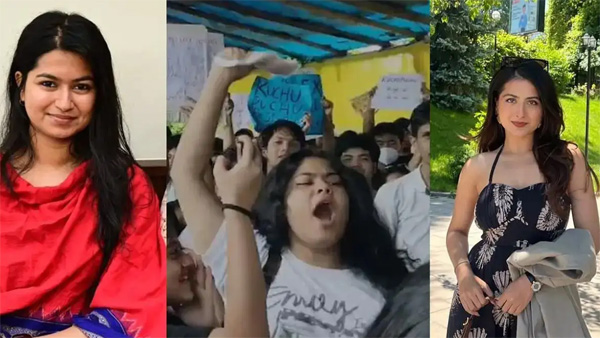 BJP leaders daughters protest BJP Leaders Daughters Revolt Against Government in neet paper leak Protests