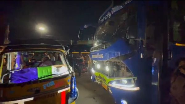 Chilakaluripet Road Accident 7 Killed and 8 Injured as Bus Hits Overcrowded Auto Returning from Event