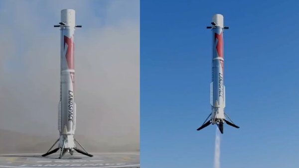 China LandSpace Achieves Historic First Reusable Rocket Landing after putting a satellite into orbit