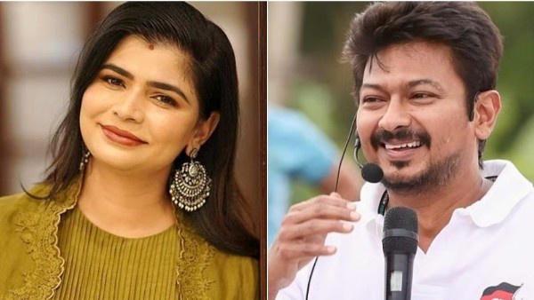 Chinmayi Sripaada and Khushbu condemn the Comments of Udhayanidhi Stalin on Trisha Sparks Outrage Chinmayi Sripaada and Khushbu condemn the Comments of Udhayanidhi Stalin on Trisha Sparks Outrage