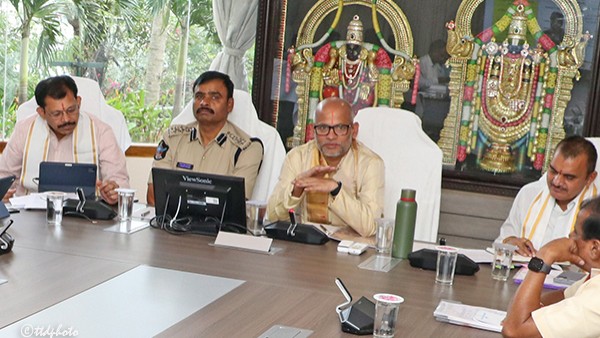 Comprehensive TTD Review Meeting Held for Tirumala September Brahmotsavams Smooth Darshan Comprehensive TTD Review Meeting Held for Tirumala September Brahmotsavams Smooth Darshan