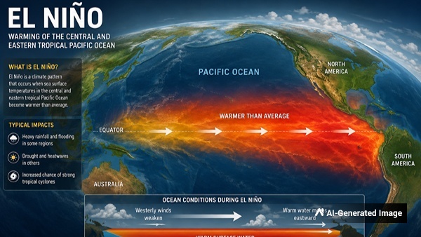 El Nino Set to Strengthen Further 90 Chance of Powerful Phase by 2026-End