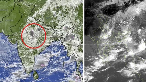 IMD Weather Alert Satellite Images Reveal Heavy Cloud Formations Bringing Uneven Monsoon Rainfall Across India IMD Weather Alert Satellite Images Reveal Heavy Cloud Formations Bringing Uneven Monsoon Rainfall Across India