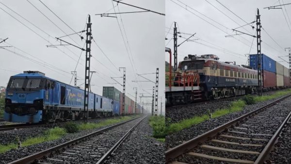 Indian Railways Operational Milestone First Double-Stack Long-Haul Container Train Departs JNPT Mumbai Indian Railways Operational Milestone First Double-Stack Long-Haul Container Train Departs JNPT Mumbai