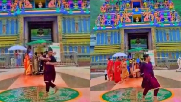 Indrakeeladri Instagram reels on Vijayawada s Indrakeeladri Devotees outraged Police step in Indrakeeladri Instagram reels on Vijayawada s Indrakeeladri Devotees outraged Police step in