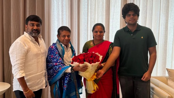 Kalvakuntla Kavitha Meets Vijay s Astrologer Sparks New Political Speculation full details here
