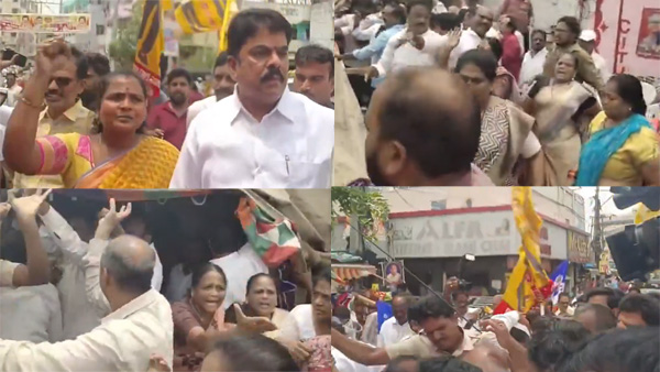mega dsc row High tension prevails in Yadiki of Anantapur and Vijayawada Central as YSRCP vs TDP there mega dsc row High tension prevails in Yadiki of Anantapur and Vijayawada Central as YSRCP vs TDP there
