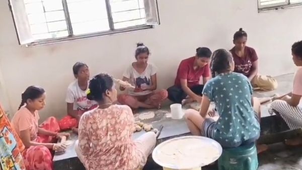 Miryalguda Model School Controversy Shocking Videos Show Students Forced into Manual Cooking Tasks