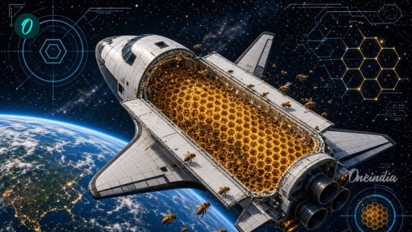 Historic Space Experiment NASA Sent 3 301 Bees to Microgravity and Built Honeycombs in 1984 Historic Space Experiment NASA Sent 3 301 Bees to Microgravity and Built Honeycombs in 1984