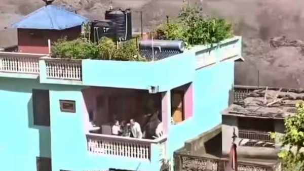 NepalFloods The only house that withstood the flash floods in Nepal Viral video Nepal Floods 2026