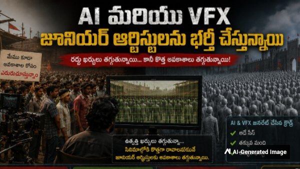AI in Cinema How AI Is Replacing Junior Artistes and Extras in Bollywood Threatening Entry-Level Opportunities