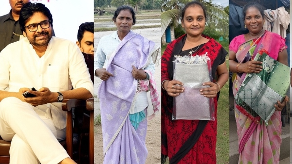 Pawan kalyan rakhi gifts Deputy CM Pawan Kalyan sends sarees as Rakhi gifts to 1 500 widow women in Pithapuram