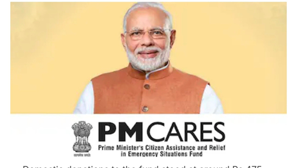 PM CARES Fund Discloses Rs 8 452 Crore in Assets Reports Rs 1 200 Crore Fresh Receipts PM CARES Fund Discloses Rs 8 452 Crore in Assets Reports Rs 1 200 Crore Fresh Receipts