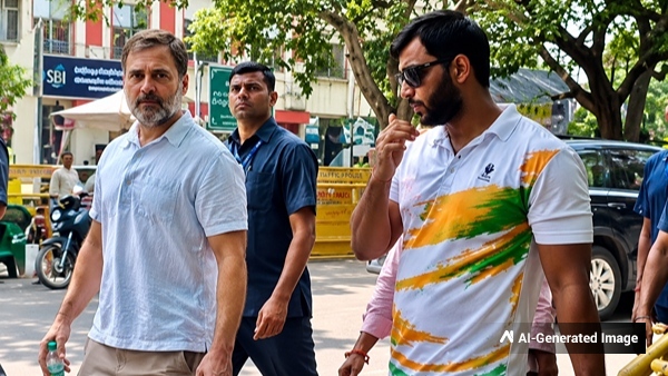 Rahul Gandhi Takes Gen Z Protest Victim to Police Station to Seek FIR Over Alleged Pellet Gun Firing Rahul Gandhi Takes Gen Z Protest Victim to Police Station to Seek FIR Over Alleged Pellet Gun Firing
