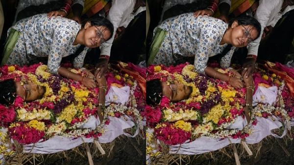 Rakhi Sister ties Rakhi to brother and bids a tearful final farewell tragic incident in Shadnagar