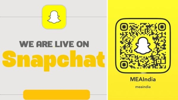 MEA Joins Snapchat To Connect With Gen Z As Modi Govt Expands Digital Outreach To Indian Youth MEA Joins Snapchat To Connect With Gen Z As Modi Govt Expands Digital Outreach To Indian Youth