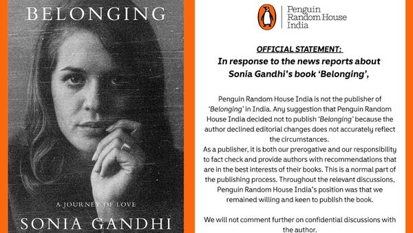 Sonia Gandhi Memoir Belonging Penguin India Clarifies Stand Amid Editorial Controversy Reports