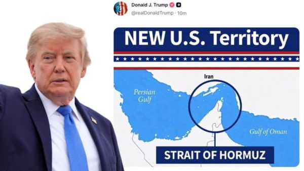 Strait of Hormuz Standoff Trump Declares Waterway US Territory as Tensions with Iran Escalate