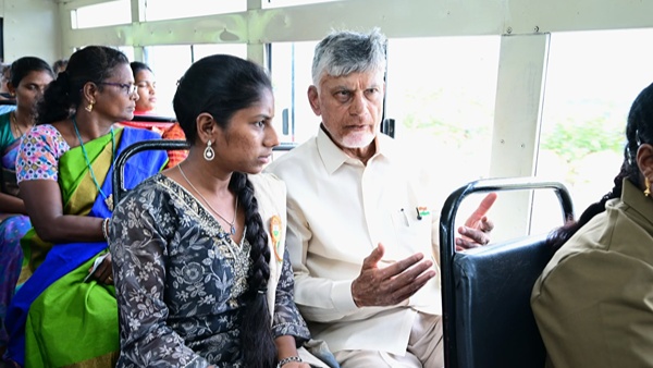 Stree Shakti Completes One Year AP s Free Bus Scheme Strengthens NDA s Connect With Women Voters