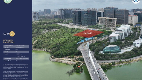 Hyderabad Raidurg Lands Set Record with 264 Crore Per Acre Price Hyderabad Raidurg Lands Set Record with 264 Crore Per Acre Price