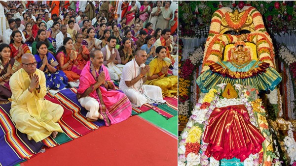 Varalakshmi Vratam Celebrated Grandly at Sri Padmavati Ammavari Temple Devotees in Large Numbers