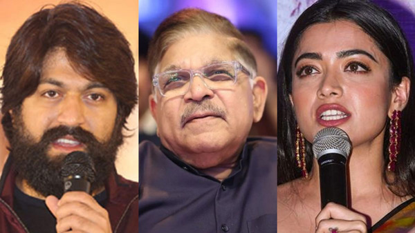 Yash strong counter to Producer Allu Aravind and Actress Rashmika mandanna Yash strong counter to Producer Allu Aravind and Actress Rashmika mandanna