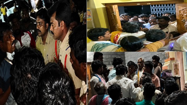 ysrcp-aluru-mla-virupakshi-arrest-by-chippagiri-police-party-cadre-protests-at-police-station-here ysrcp-aluru-mla-virupakshi-arrest-by-chippagiri-police-party-cadre-protests-at-police-station-here