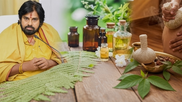 Today is Ayurveda Day Celebrities like Pawan Kalyan are choosing Ayurvedic treatment