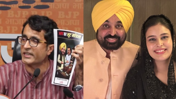BJP Alleges Rs 5 Crore Rape Case Syndicate Involving Punjab CM Bhagwant Mann and Wife Full Details