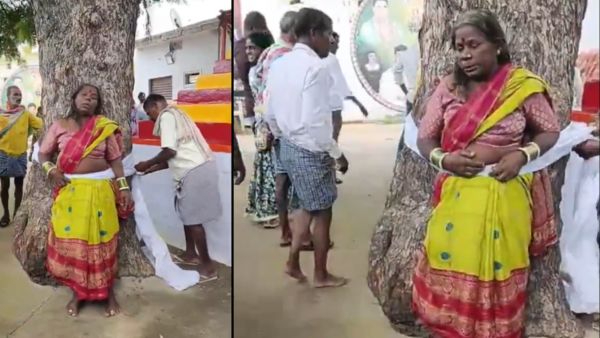 Shocking Incident in Rangareddy District Where 60 Year Old Woman Tied to Tree and Beaten Over Black Magic Rumors