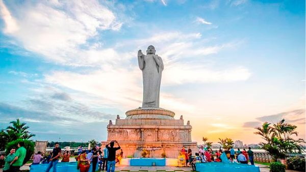 How NTR Vision Brought The World Tallest Monolithic Buddha Statue To Hyderabad Hussain Sagar Lake