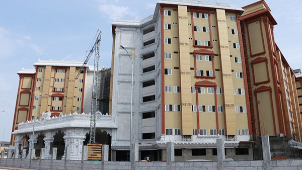 JEO TTD inspected the ongoing development works at the Achyutam and Sripatham buildings in Tirupati