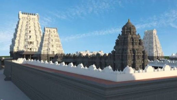 JEO Sharath Inspects Ongoing Construction at Sri Venkateswara Swamy Temple in Amaravati Venkatapalem