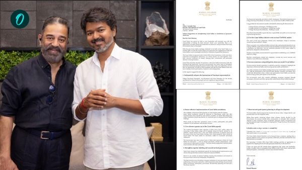 MNM Chief Kamal Haasan Urges TN CM Vijay for Gram Swaraj Reform Ahead of October 2 Gram Sabha Meets