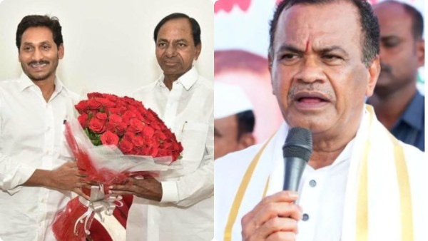 Komatireddy Venkat Reddy Targets KCR Over YS Jagan s Rayalaseema Lift Irrigation Project Komatireddy Venkat Reddy Targets KCR Over YS Jagan s Rayalaseema Lift Irrigation Project