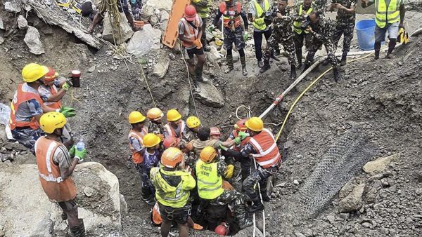 Miracle in Nepal Floods Two Workers Rescued Alive From Hydropower Tunnel After 9 Days Underground