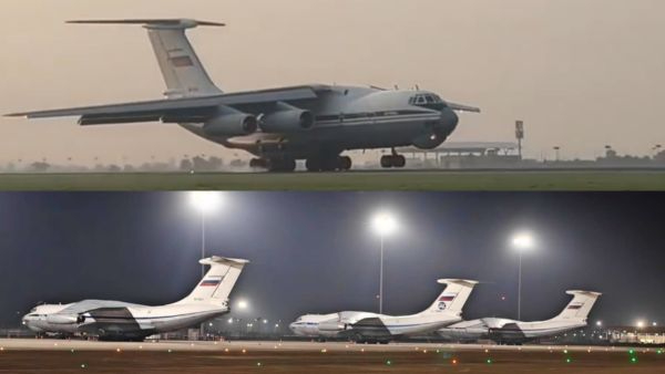 Three Russian Military Planes Land At Noida International Airport Ahead Of Vladimir Putin Visit To India Three Russian Military Planes Land At Noida International Airport Ahead Of Vladimir Putin Visit To India