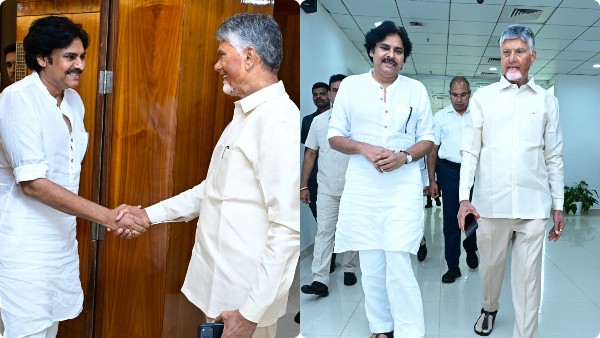 Pawan Kalyan Attends AP Cabinet Meet Meets Chandrababu Amid Political Rumours Pawan Kalyan Attends AP Cabinet Meet Meets Chandrababu Amid Political Rumours