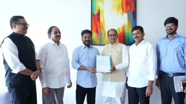 Revanth Reddy Meets Union Minister Shivraj Singh Chouhan Seeks Central Support for El Nino Impact