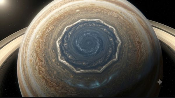 Mysterious 10 Sided Wave Spotted on Saturn South Pole Hubble Telescope Confirms Rare Planetary Decagon Mysterious 10 Sided Wave Spotted on Saturn South Pole Hubble Telescope Confirms Rare Planetary Decagon
