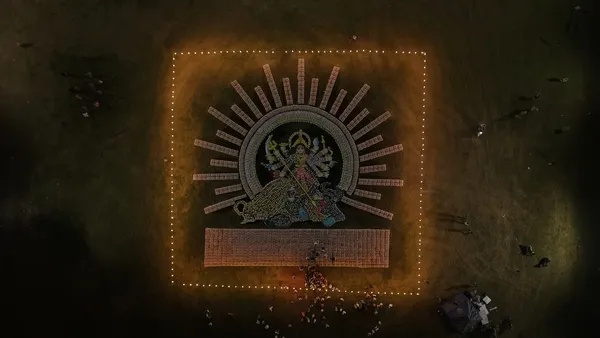 adani-cement-creates-aerial-tribute-to-maa-durga-using-15-000-cement-bags-at-madhya-pradesh-plant adani-cement-creates-aerial-tribute-to-maa-durga-using-15-000-cement-bags-at-madhya-pradesh-plant